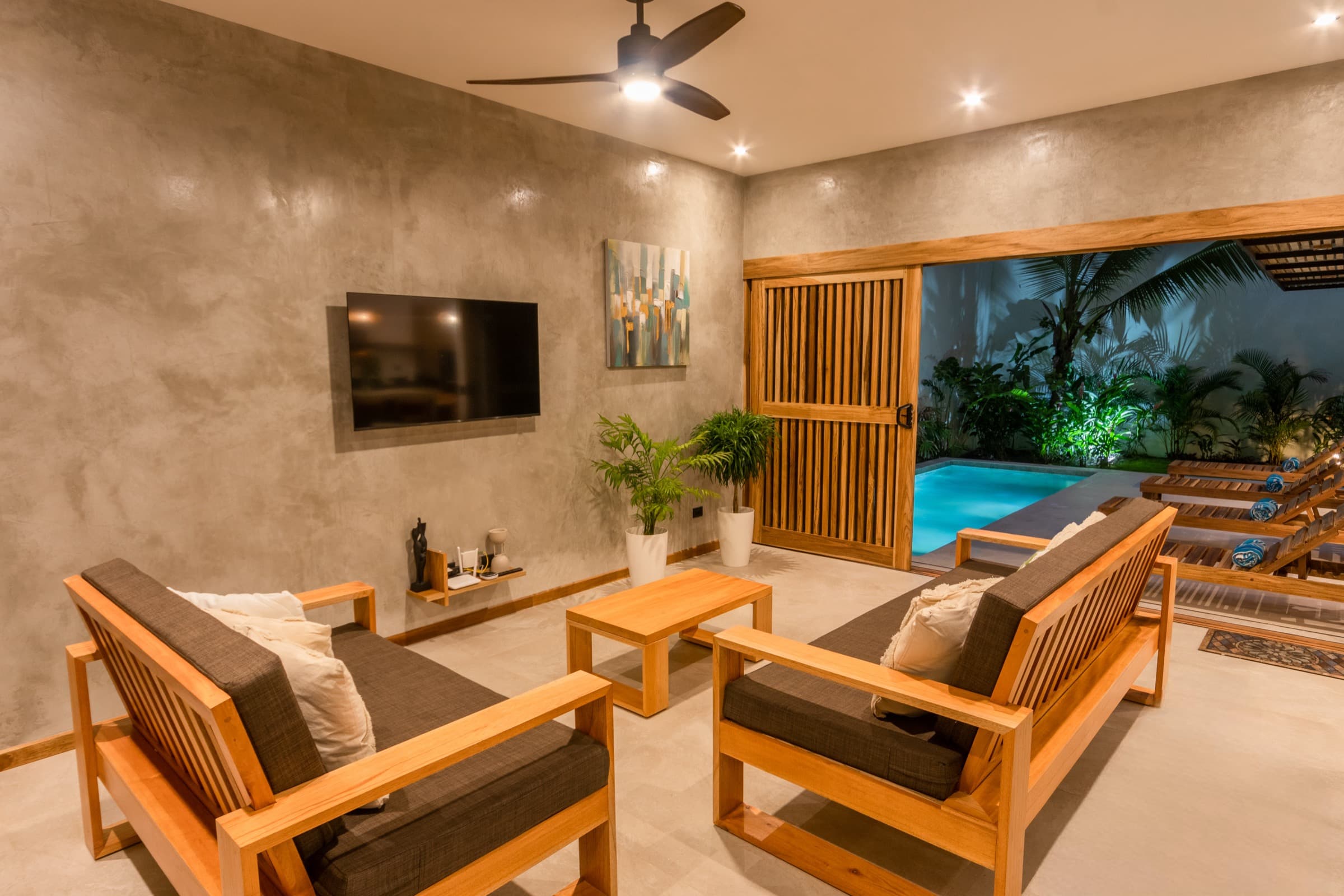La Gema del Caribe living room